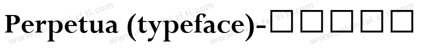 Perpetua (typeface)字体转换